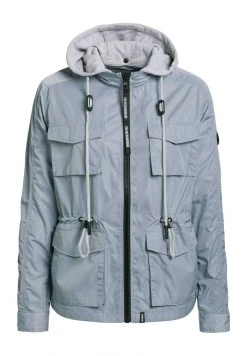 Khujo FLAMES Veste Légère Blaugrau Hell Femme -khujo Soldes 271ec0f1b79d480f9e8b77e0131edb46