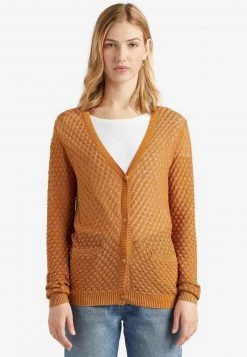 Khujo ASYA Gilet Ochra Gold Femme