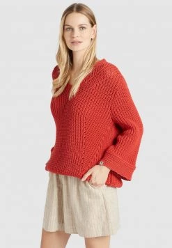Khujo NIKKI Pullover Burned Orange Femme