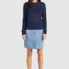 Khujo COSIMA Pullover Dark Blue Femme -khujo Soldes 2c1013b9261046bca9a8db2e6a435264