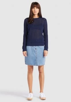 Khujo COSIMA Pullover Dark Blue Femme