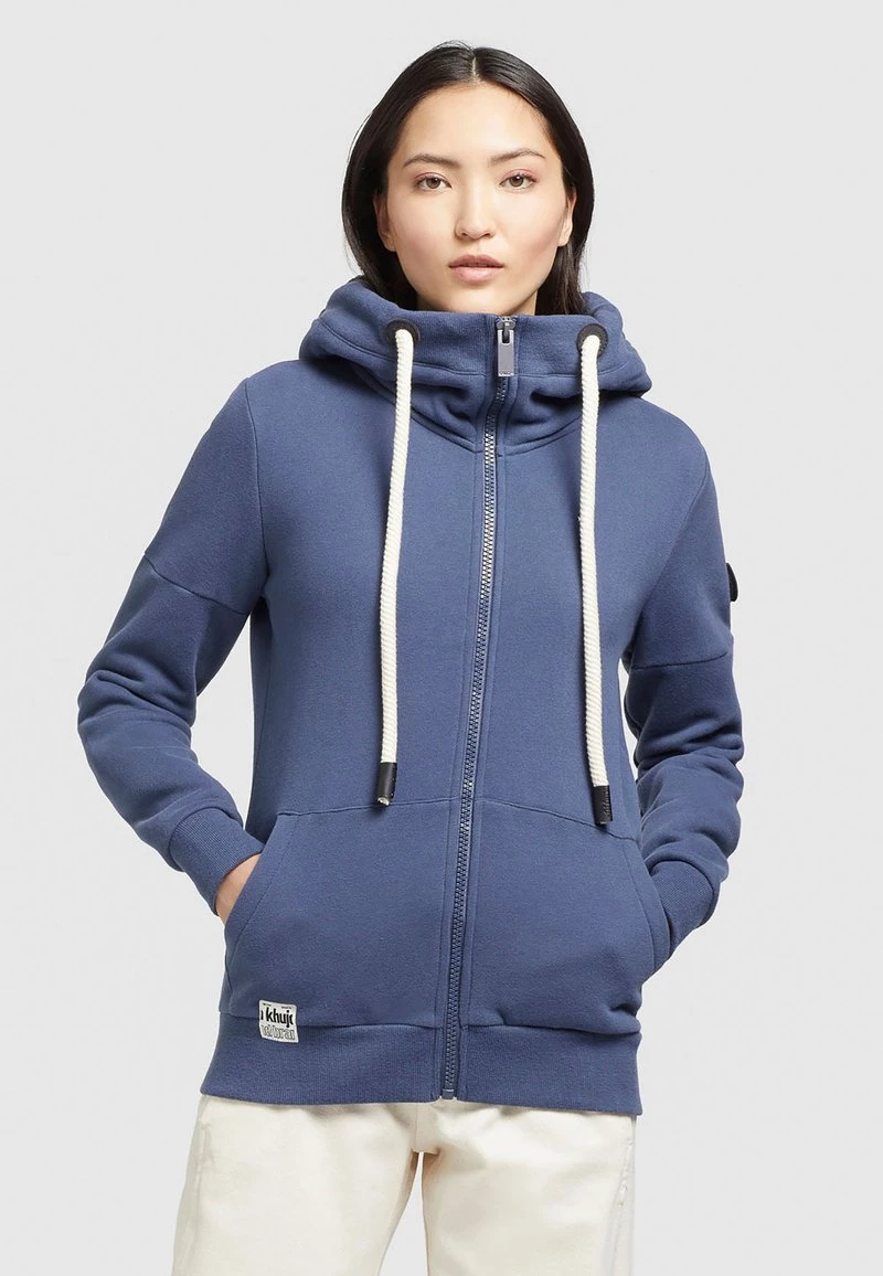 Khujo SALOMEA Sweat à Capuche Zippé Dunkelblau Femme 3 Khujo SALOMEA Sweat à Capuche Zippé Dunkelblau Femme