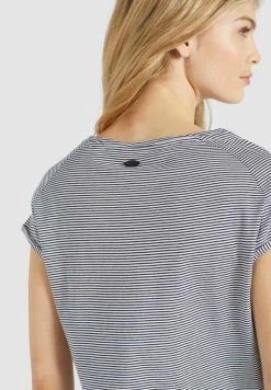 Khujo BABSI T Shirt Imprimé Weiß Blau Gestreift Femme -khujo Soldes 2cc2da1e3e144d8f907ce0b5da6a579f