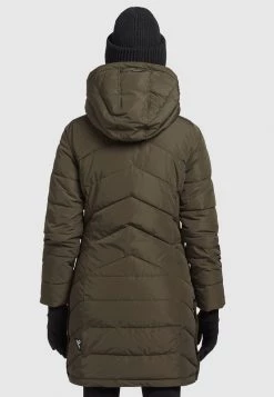 Khujo DELINAS2 Veste D'hiver Dunkeloliv Femme -khujo Soldes 2faa51ec97664b5bbb8955d2ffc7d2f8