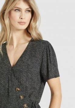 Khujo PORGY Robe De Jour Schwarz Weiß Gepunktet Femme -khujo Soldes 30041eaadd67442cb56d31c2f1d499d7