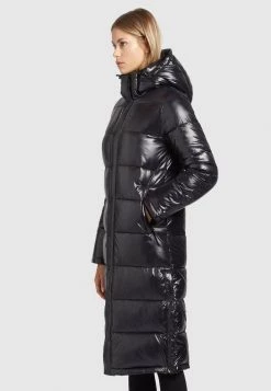 Khujo Femme CORINNA SHINY Veste D'hiver Schwarz -khujo Soldes 3054fcc3406a49559e00bef98ac50e94