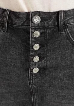 Khujo MAXIMA Jupe En Jean Schwarz Gewaschen Femme -khujo Soldes 316638ee24014105a625483d4c8541c9
