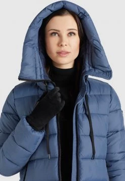 Khujo Femme YACI Veste D'hiver Blau -khujo Soldes 326544606a754a9dbfc6187dafd14d66