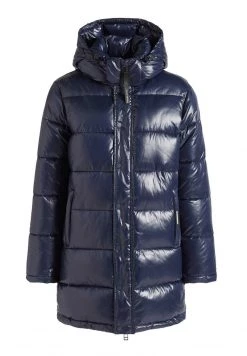 Khujo WENCKE SHINY Veste D'hiver Dunkelblau Glänzend Femme -khujo Soldes 33fb26f8f57f4b09a9c2ba1fa81dab41