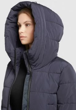 Khujo NAVASSA Veste D'hiver Dunkelblau Femme -khujo Soldes 34366bced5d642b4a1679904bad09992