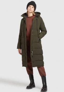 Khujo LIZZ Veste D'hiver Dunkeloliv Femme