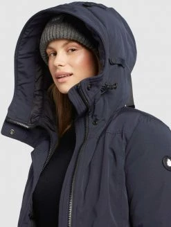 Khujo KANDA Veste D'hiver Dark Blue Femme -khujo Soldes 360a7a55d8c8435fa8ddba6e9d9c5b85