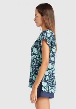 Khujo SAWYER Blouse Xc3 Lichen Sketch Floral App Femme -khujo Soldes 362da935530e41a5b0bee08c18ea769f