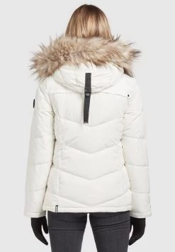 Khujo WINSEN Veste D'hiver Naturweiß Femme -khujo Soldes 370a1491013e4e73ac6274019e34e584