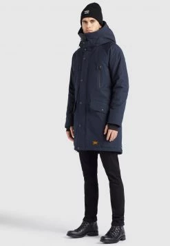 Khujo LUTHER Veste D'hiver Dunkelblau Homme -khujo Soldes 389bb24c3efe491a86cfcc8c5458715b