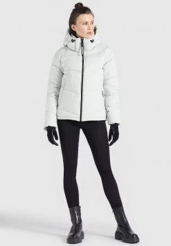 Khujo Femme MONTY Veste D'hiver Hellgrau -khujo Soldes 3b48c496c67b41f3a6f923fab6419d89
