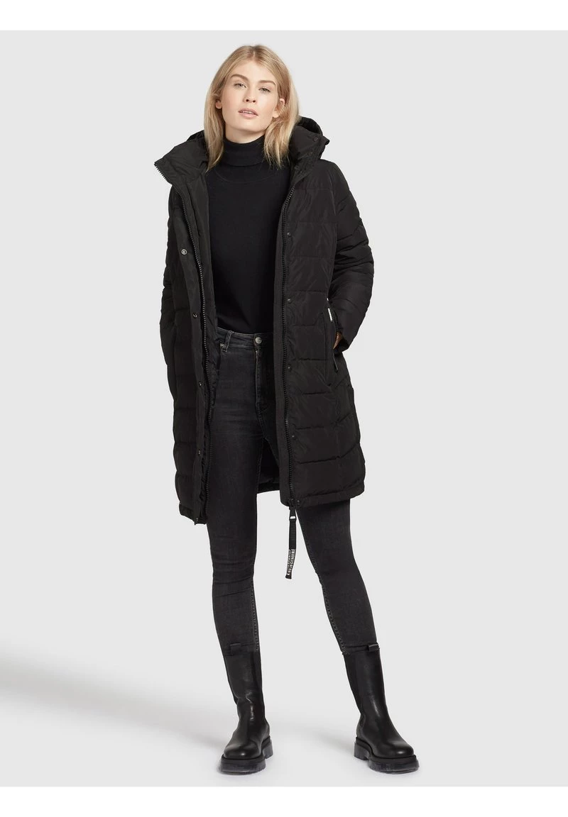Khujo DELINAS2 Veste D'hiver Schwarz Femme 4 Khujo DELINAS2 Veste D'hiver Schwarz Femme – Image 2