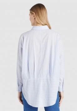 Khujo HINDE Chemisier Blue/white Femme -khujo Soldes 3c3486c955324b3ea3c0bd83dd852c1b