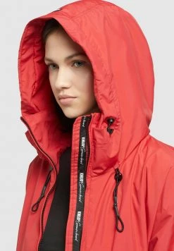 Khujo BLAIR Veste Mi Saison Rot Femme -khujo Soldes 3cd170b6ff844264a583bae4ab330828