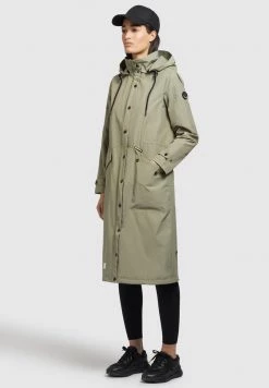Khujo SMILLA Parka Graugrün Femme -khujo Soldes 3da1c26f850640b992fc0e5d458e6501
