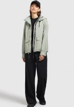 Khujo Femme BLAIR Veste Mi Saison Blassgrün -khujo Soldes 41038aa736ec44eea4602bbbc3207a25