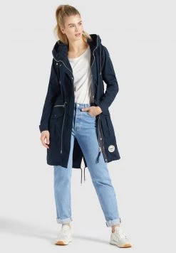 Khujo Femme NANDA2 Parka Dunkelblau -khujo Soldes 41c51c2e671e41ae84eee97cddd79455
