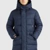 Khujo TAWAI Veste D'hiver Dunkelblau Homme -khujo Soldes 42e39bbba4db4893a8a9965a1f3c6e53