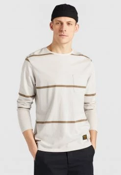 Khujo LUCIAN T Shirt à Manches Longues Beige Homme
