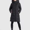Khujo JILIAS Veste D'hiver Schwarz Femme -khujo Soldes 44009ac4b98c4e9eb56b8c6cf19f9e78