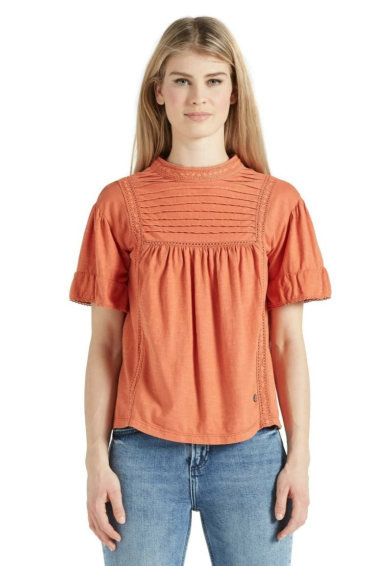 Khujo Femme TINCA Blouse Terrakotta 13 Khujo Femme TINCA Blouse Terrakotta – Image 11