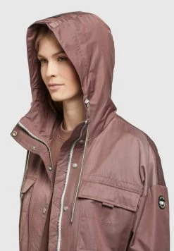 Khujo PRAYATA Parka Mauve Femme -khujo Soldes 448abab24d19423f92b3b3246dd001dc