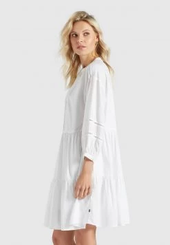Khujo Femme CREPES Robe De Jour Weiß -khujo Soldes 44afdac7be27468b8ec2b32f66d89795