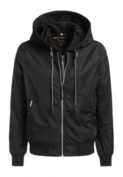 Khujo PERSEE Veste Légère Schwarz Femme -khujo Soldes 44b956fbcf124607aa6d3613a3cb0f66
