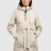 Khujo LAUREN Trench Hellbeige Femme -khujo Soldes 44ed4d257b614b528258bf10d5199f92