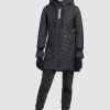 Khujo MANTEL TOOTS STRUCTURED Veste D'hiver Grau Femme