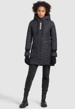 Khujo MANTEL TOOTS STRUCTURED Veste D'hiver Grau Femme