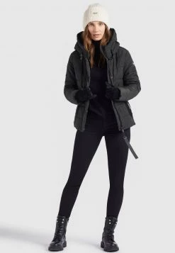 Khujo Femme SYBILLE LIGHT Veste D'hiver Dunkelgrau -khujo Soldes 457b6a7ccff244cd8bcc7530b7b3dc52