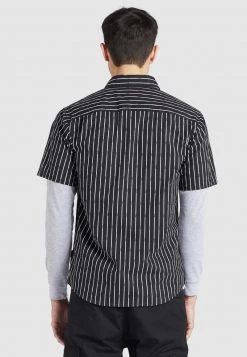 Khujo Homme SKELTON Chemise Black -khujo Soldes 4736b65a9c0f4ab5ba6150142092e5f3