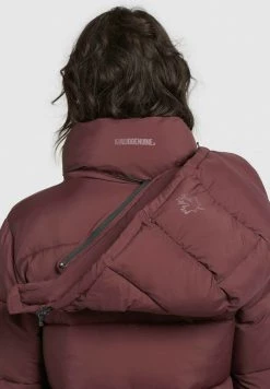 Khujo Femme WENCKE MATT Veste D'hiver Weinrot -khujo Soldes 475fd8f663a24d4ca2a405691963f1d7