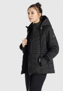 Khujo STRUCTURED Veste D'hiver Schwarz Femme -khujo Soldes 47aa65a69bd34aea926ac5ade0579e02