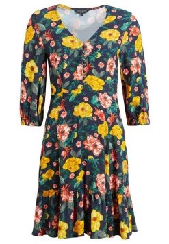 Khujo SAVORY Robe De Jour Multi Coloured Femme -khujo Soldes 481857d7e851484b96e4af0cae84a174