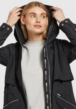 Khujo ARIANA Parka Schwarz Femme -khujo Soldes 483ad09f6c434fc2a52fc003ad7821a2