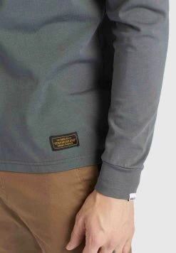 Khujo Homme LONGSLEEVE TARRAGON T Shirt à Manches Longues Washed Grey -khujo Soldes 4844f673c83d46f89c22b982d991dd20
