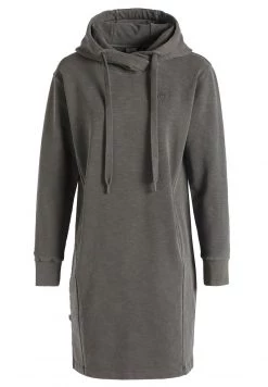 Khujo Femme HALOUMA Robe De Jour Grau Gewaschen -khujo Soldes 48d3c4ef5b444e769978e602a25fb677