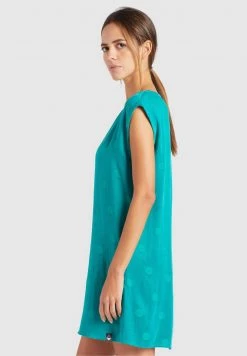 Khujo Femme MARGARITA Robe De Jour Türkis -khujo Soldes 4a4b4b6310ab41b2aab8dd35652d86d9