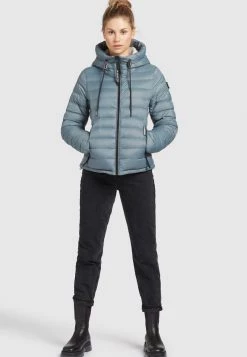 Khujo LOVINA2 SHINE Veste Légère Blaugrau Femme