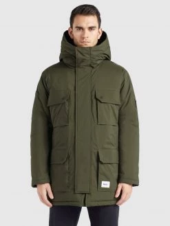 Khujo HAMLET Veste D'hiver Dunkeloliv Homme