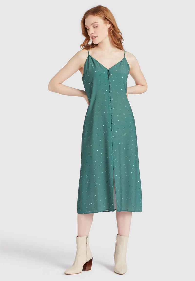 Khujo VALERIYA Robe De Jour Green Femme 4 Khujo VALERIYA Robe De Jour Green Femme – Image 2
