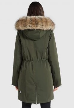 Khujo Femme HARUNA Veste D'hiver Dunkeloliv -khujo Soldes 4fd7bc154ea246169aea7ff73c48bce7
