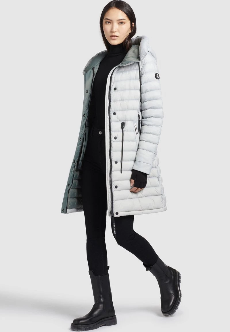 Khujo MANTEL NIANA SHINE Veste D'hiver Hellgrau Femme 4 Khujo MANTEL NIANA SHINE Veste D'hiver Hellgrau Femme – Image 2